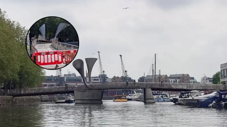 Pedro's Bridge Closes After Structural Fault in Bristol Harbour 2026