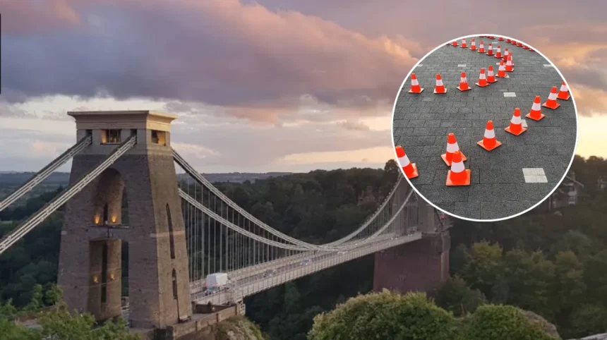 Emergency Road Closures Impact Traffic Near Historic Suspension Bridge, Clifton 2026