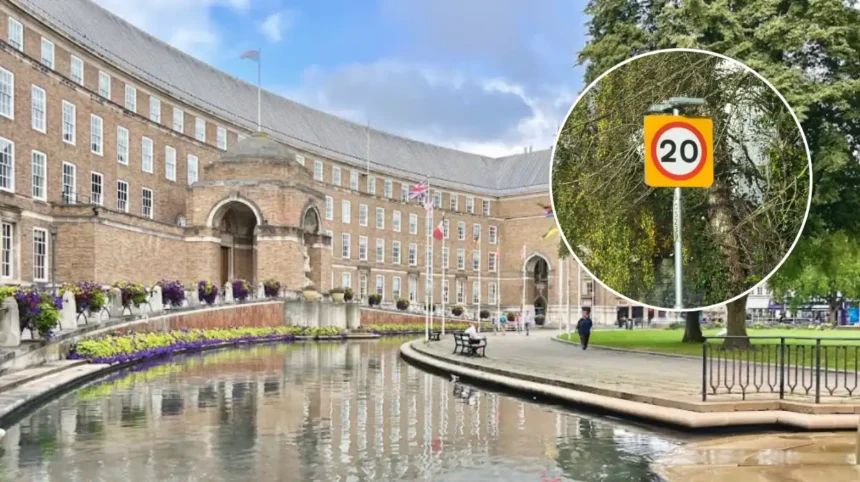 Bristol City Council Proposed 20mph Speed Limits Main Roads 2026