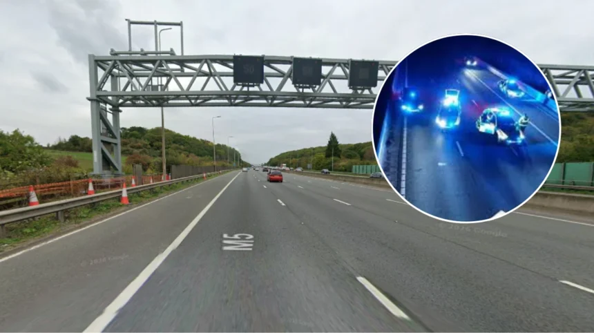M5 Motorway Police Chase Reaches 130mph in Bristol 2026