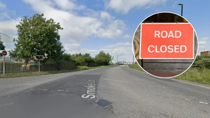 Motorcyclist Seriously Injured in Smoke Lane Collision in Avonmouth Bristol 2026